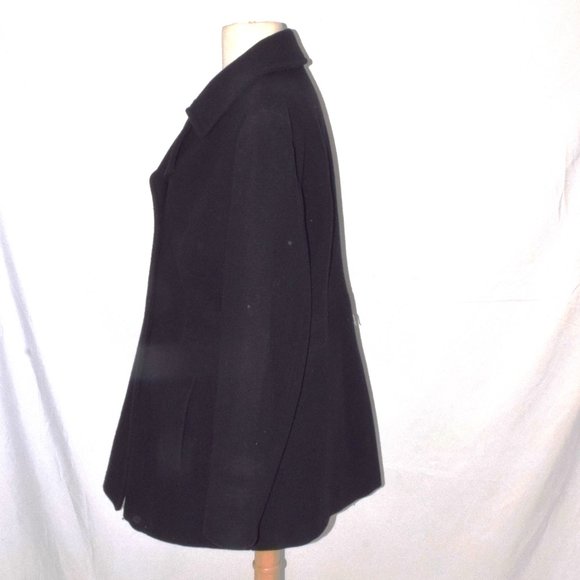 Vintage Calvin Klein Pea Coat Wool Size XL - Picture 3 of 7